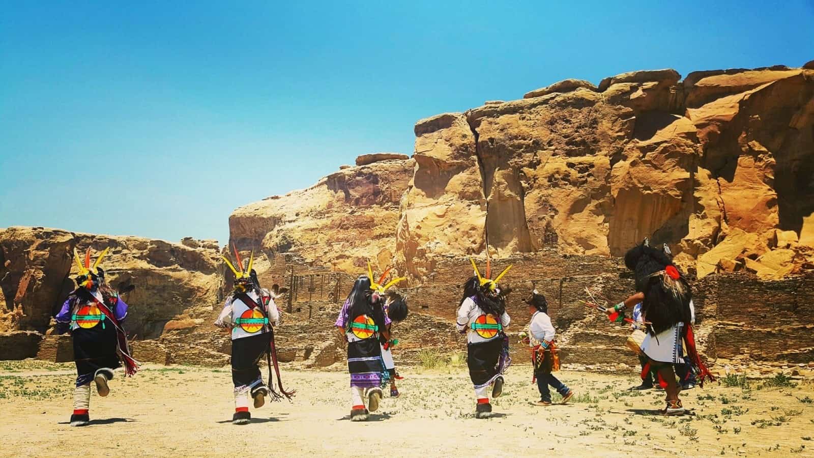 Summer Solstice Dancers at Chaco Canyon